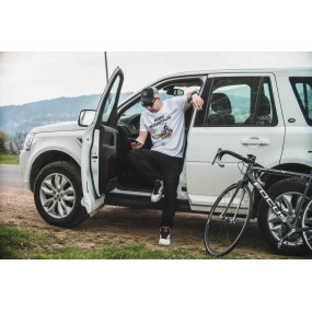 Koszulka z motywem rowerowym KRÓL GÓR