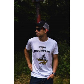 Koszulka z motywem rowerowym KRÓL GÓR