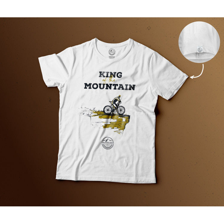 Koszulka z motywem rowerowym KRÓL GÓR